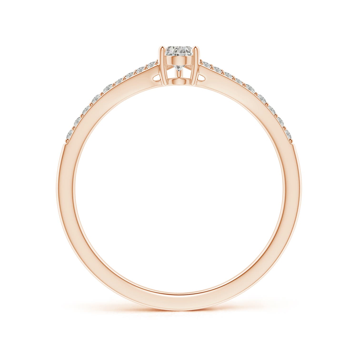 K, I3 / 0.35 CT / 14 KT Rose Gold