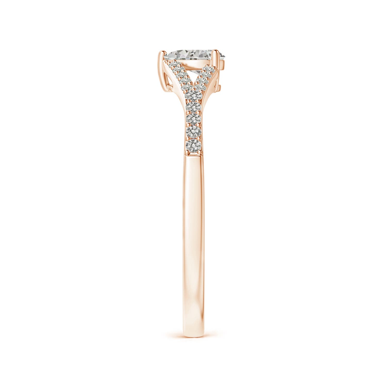 K, I3 / 0.35 CT / 14 KT Rose Gold