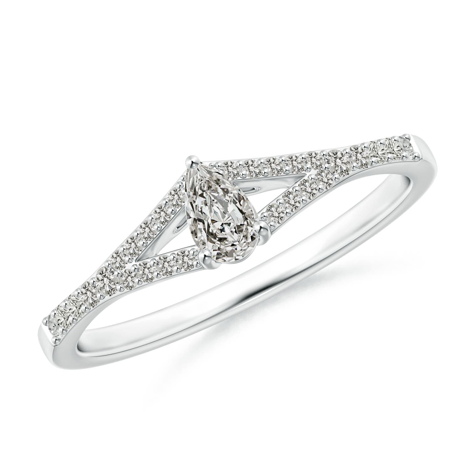 K, I3 / 0.35 CT / 14 KT White Gold