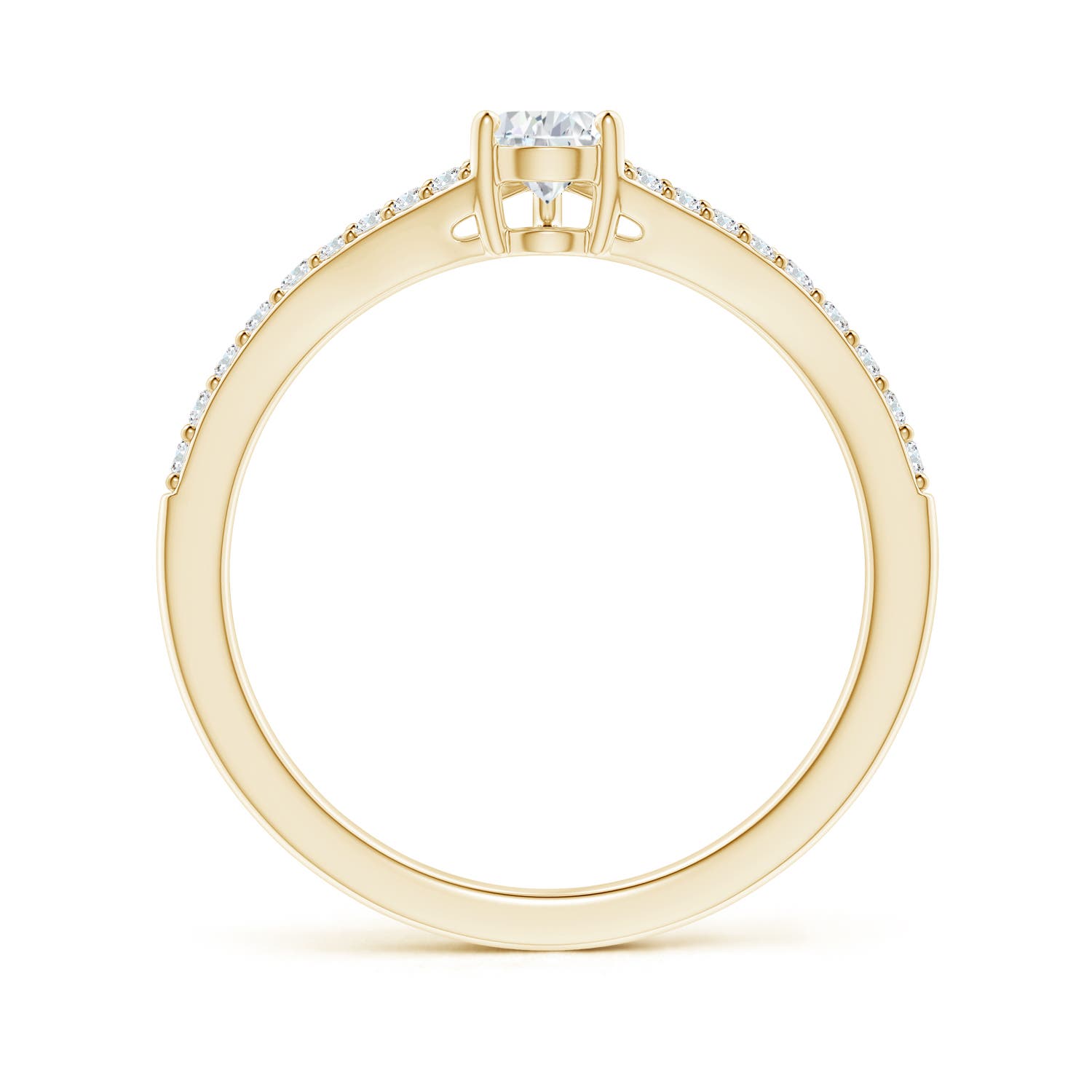 G, VS2 / 0.63 CT / 14 KT Yellow Gold