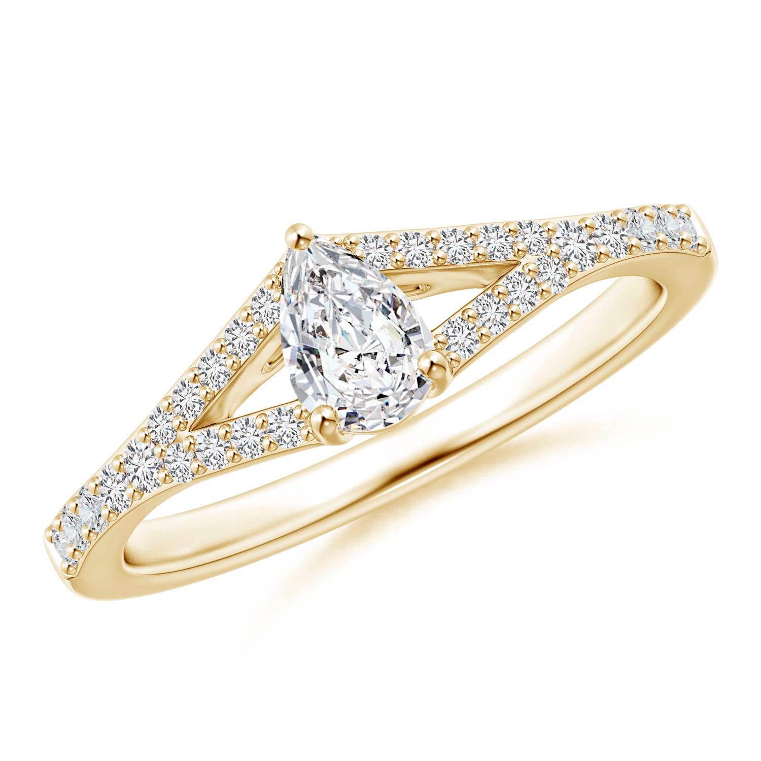 H, SI2 / 0.63 CT / 14 KT Yellow Gold