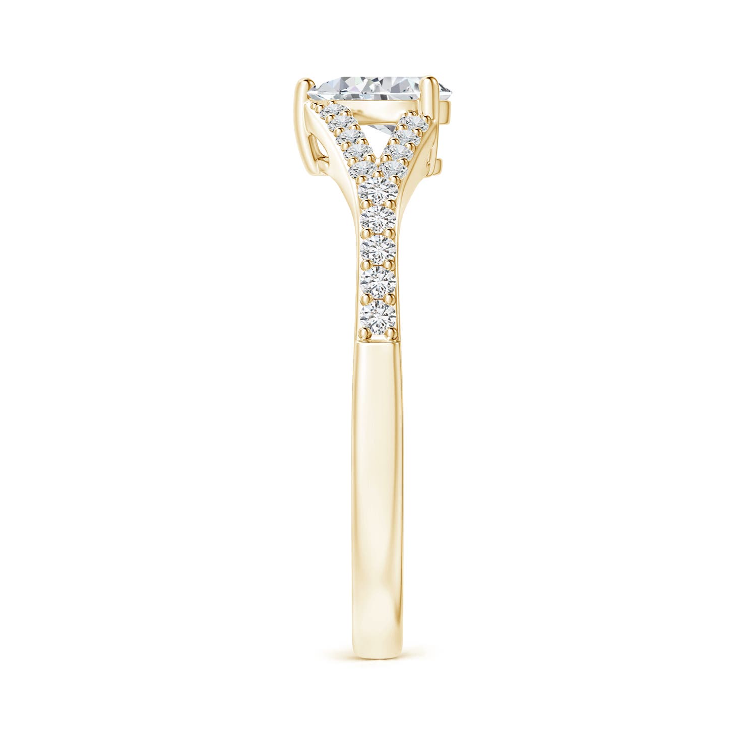 H, SI2 / 0.63 CT / 14 KT Yellow Gold