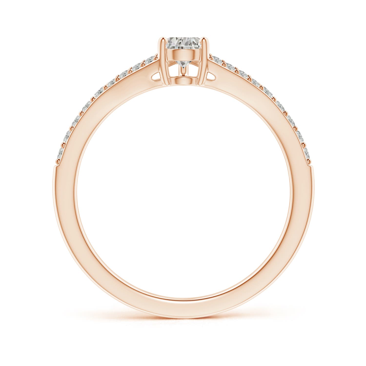 K, I3 / 0.63 CT / 14 KT Rose Gold