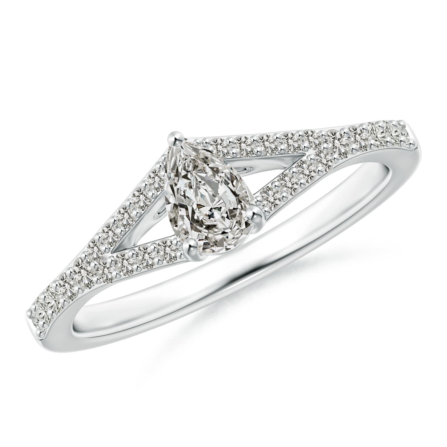 K, I3 / 0.63 CT / 14 KT White Gold