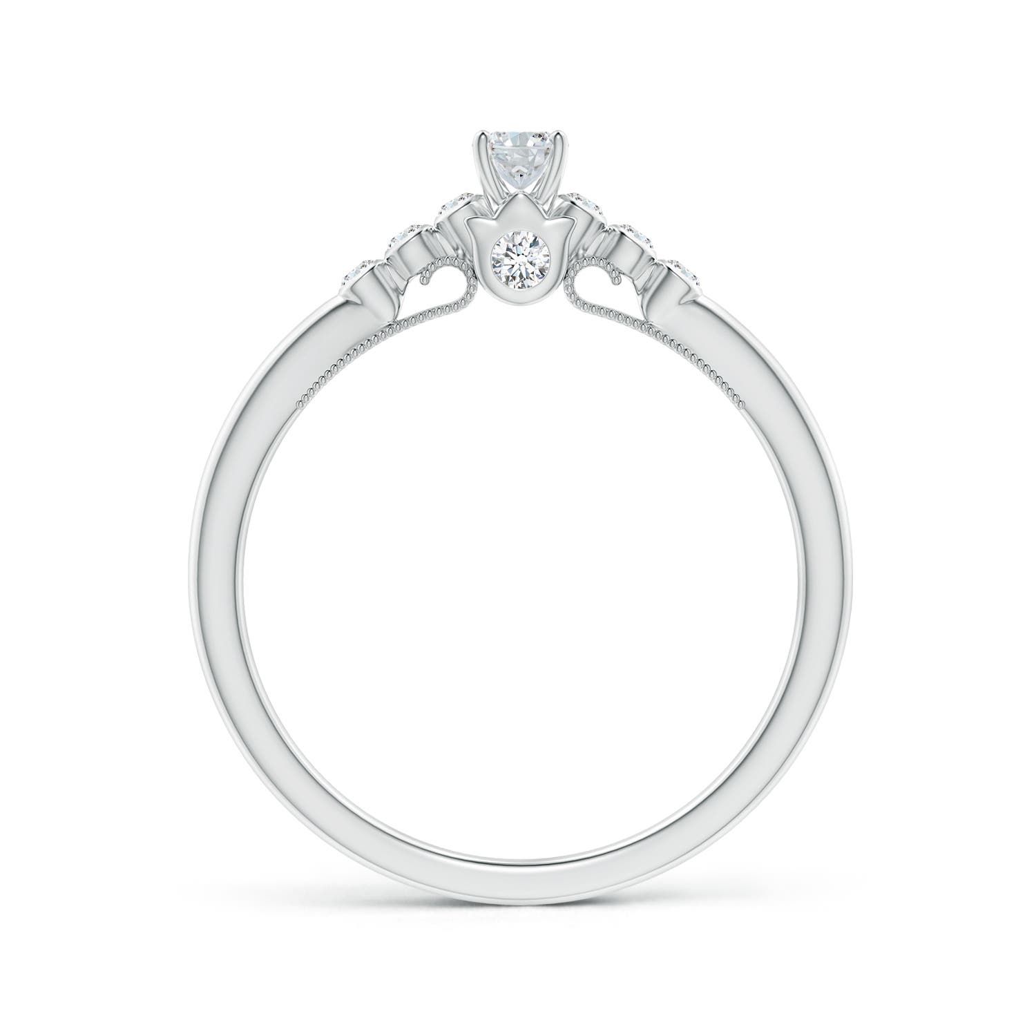 F-G, VS / 0.37 CT / 14 KT White Gold