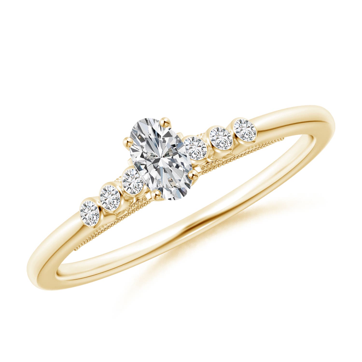 H, SI2 / 0.37 CT / 14 KT Yellow Gold