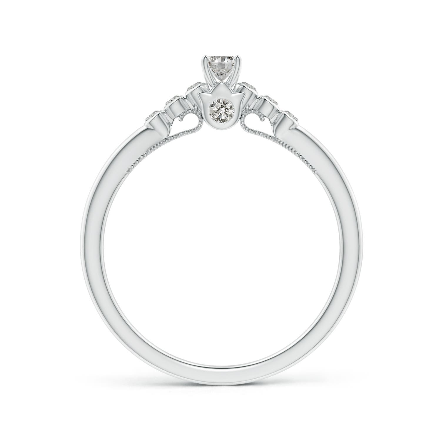 K, I3 / 0.37 CT / 14 KT White Gold