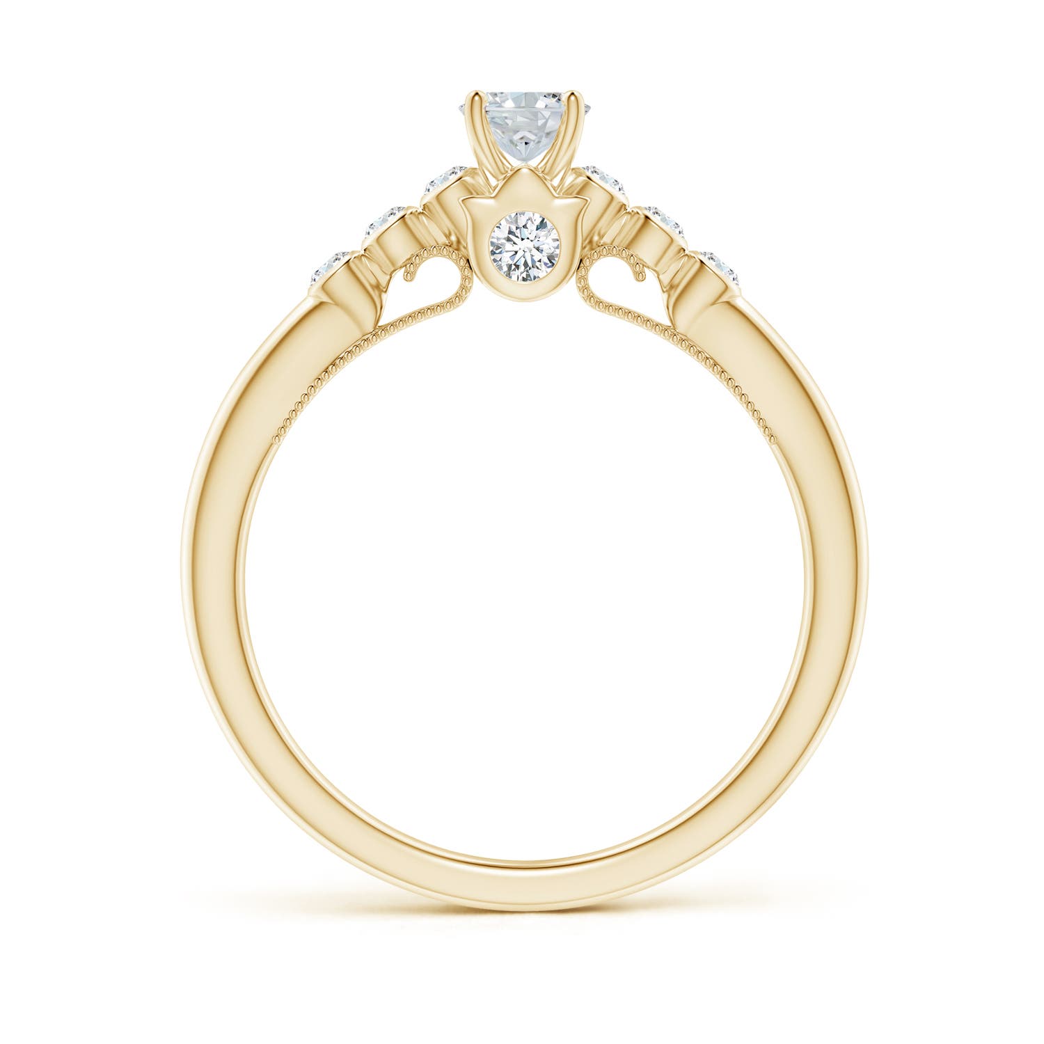 F-G, VS / 0.62 CT / 14 KT Yellow Gold