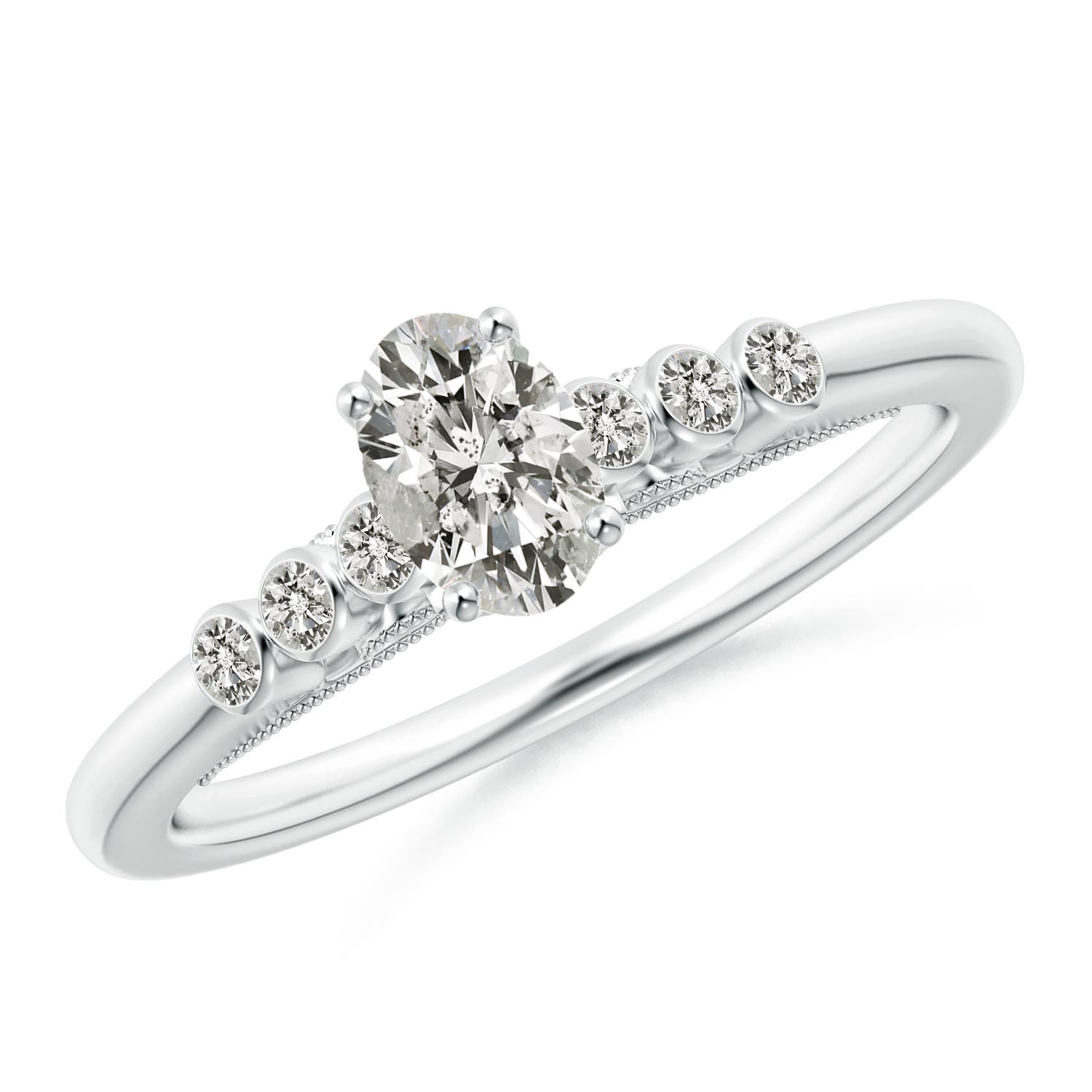 K, I3 / 0.62 CT / 14 KT White Gold