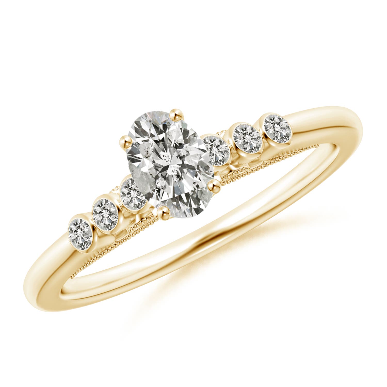 K, I3 / 0.62 CT / 14 KT Yellow Gold