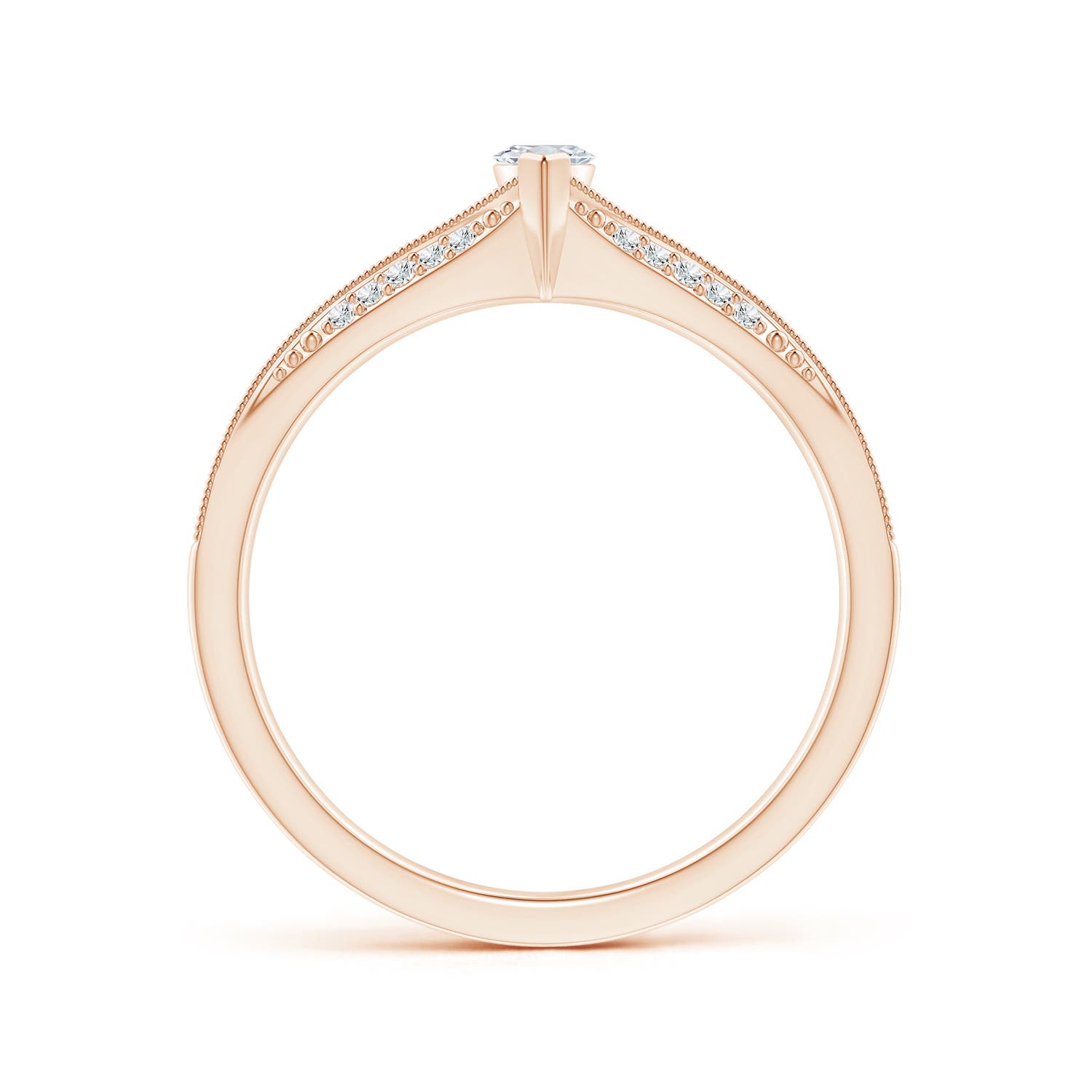 G, VS2 / 0.38 CT / 14 KT Rose Gold