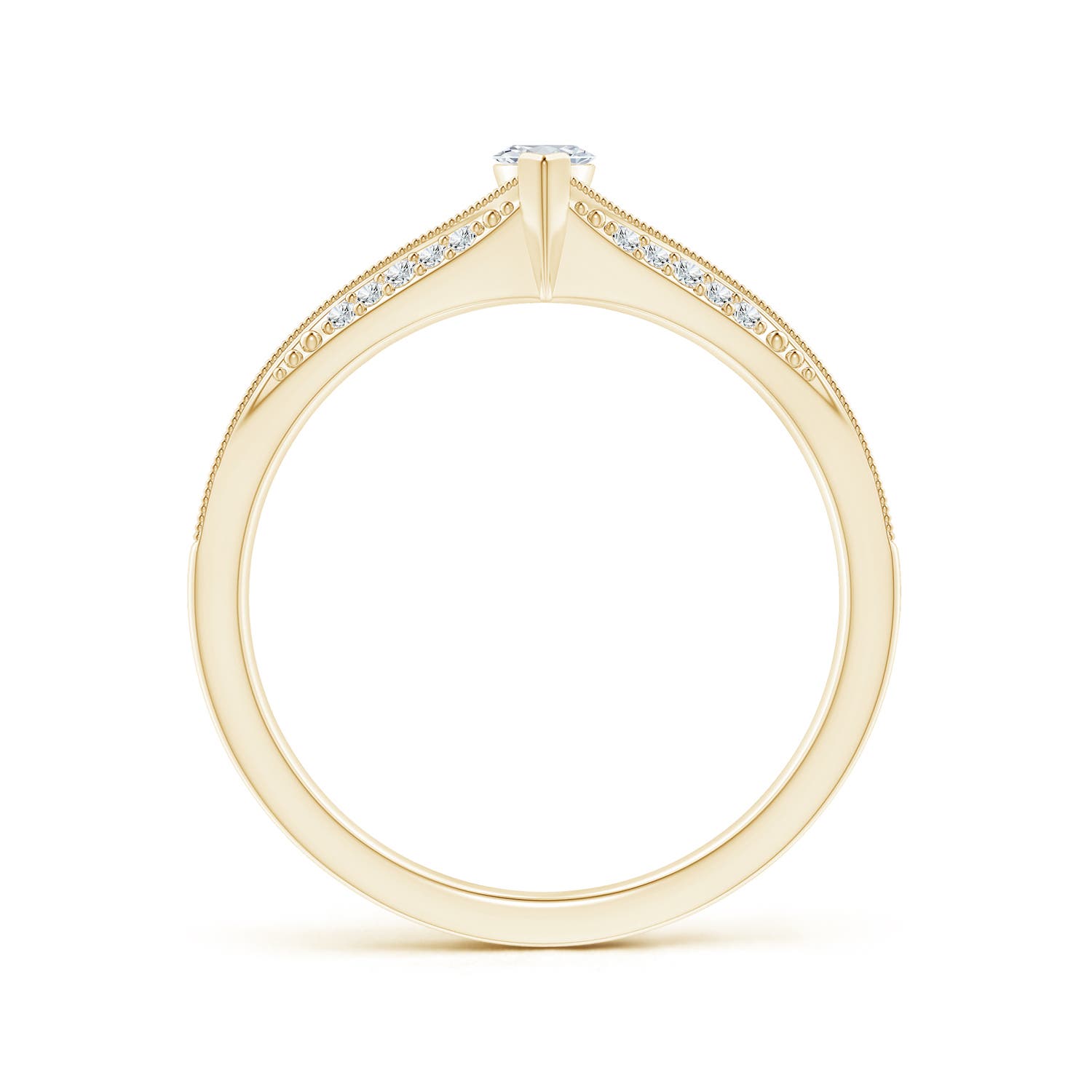 G, VS2 / 0.38 CT / 14 KT Yellow Gold