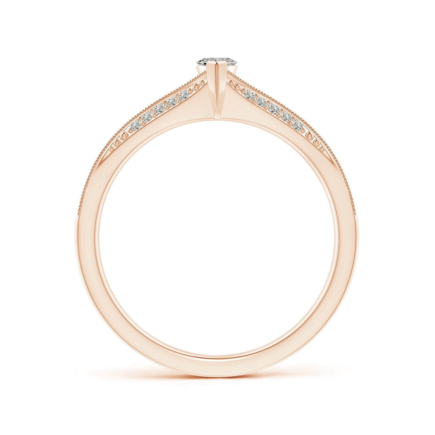 K, I3 / 0.38 CT / 14 KT Rose Gold