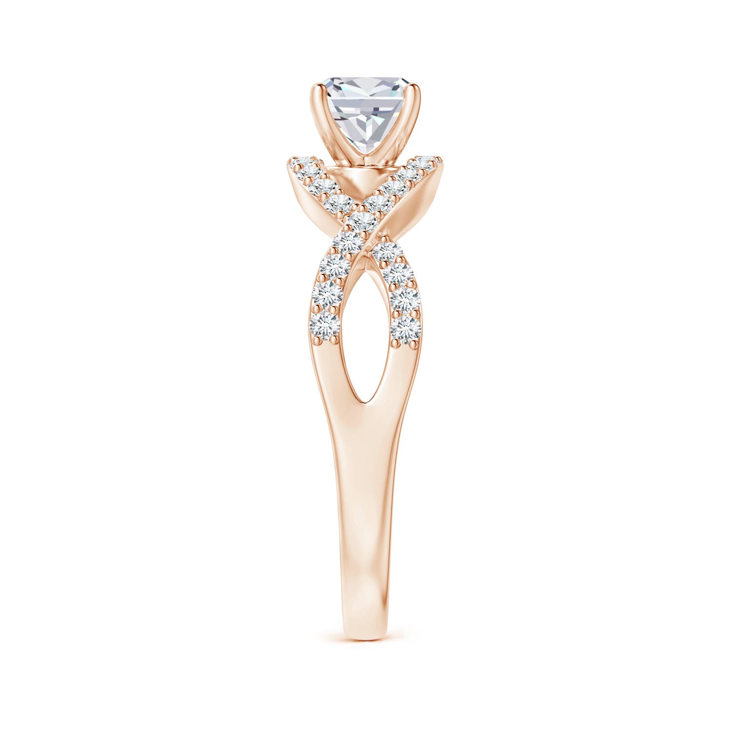 G, VS2 / 0.66 CT / 14 KT Rose Gold