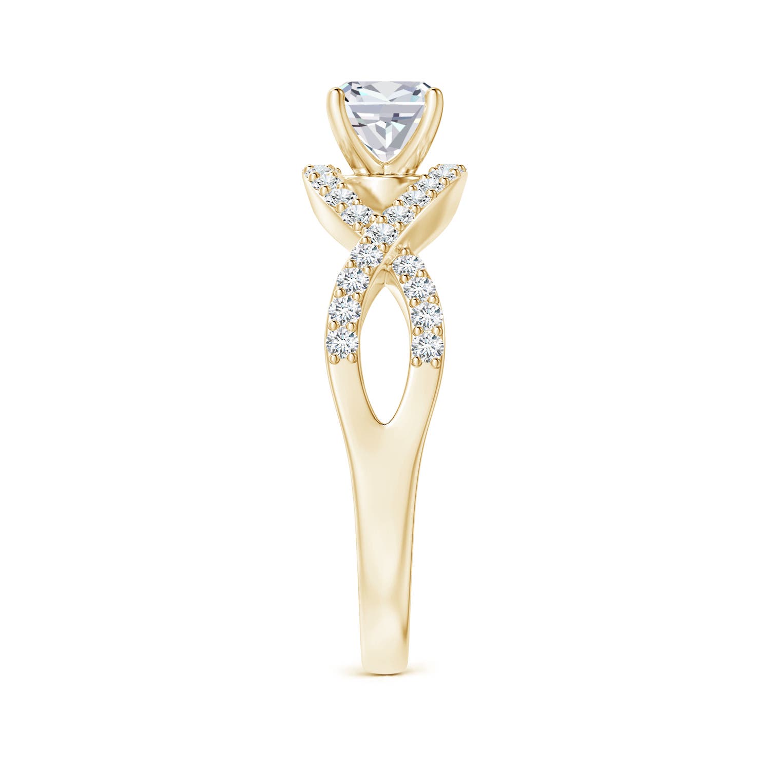 G, VS2 / 0.66 CT / 14 KT Yellow Gold