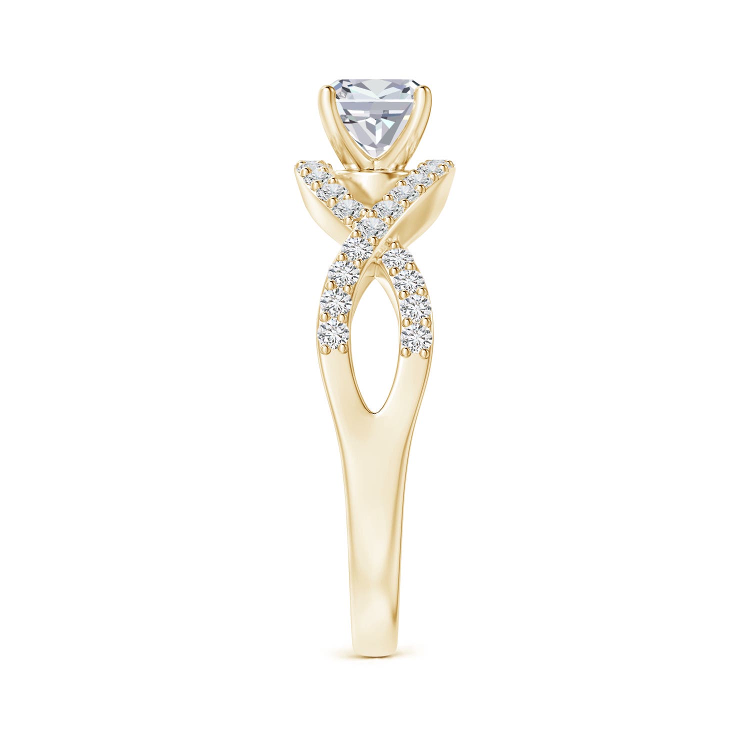 H, SI2 / 0.66 CT / 14 KT Yellow Gold