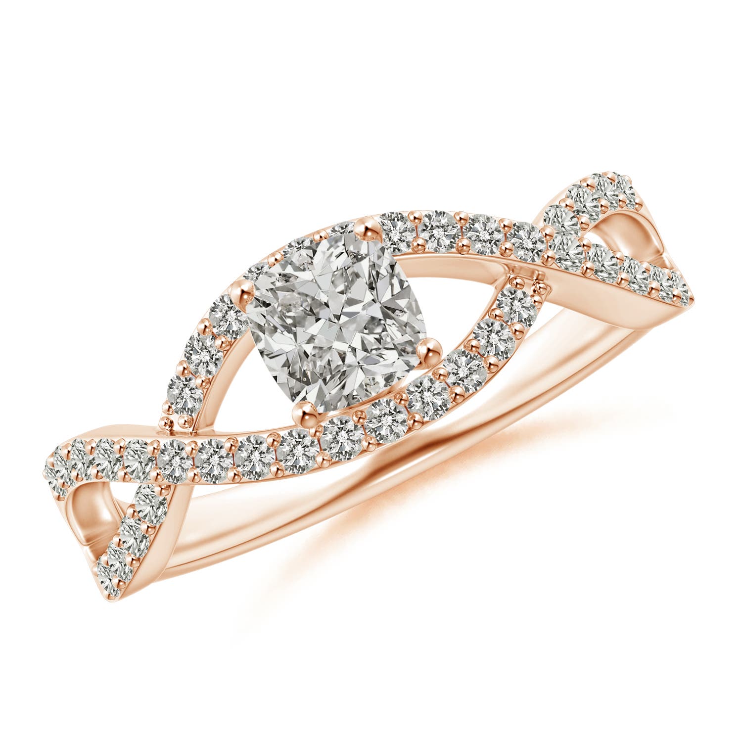 K, I3 / 0.66 CT / 14 KT Rose Gold