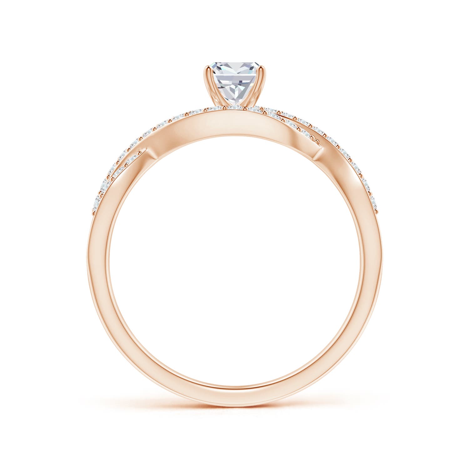 G, VS2 / 0.52 CT / 14 KT Rose Gold