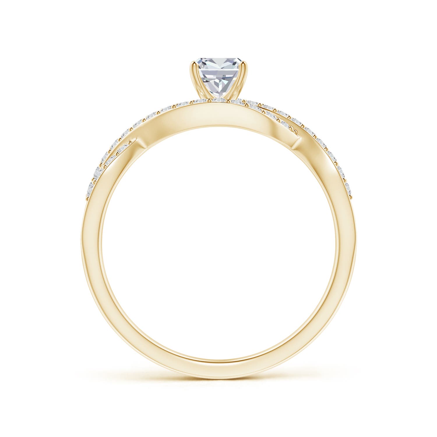 H, SI2 / 0.52 CT / 14 KT Yellow Gold