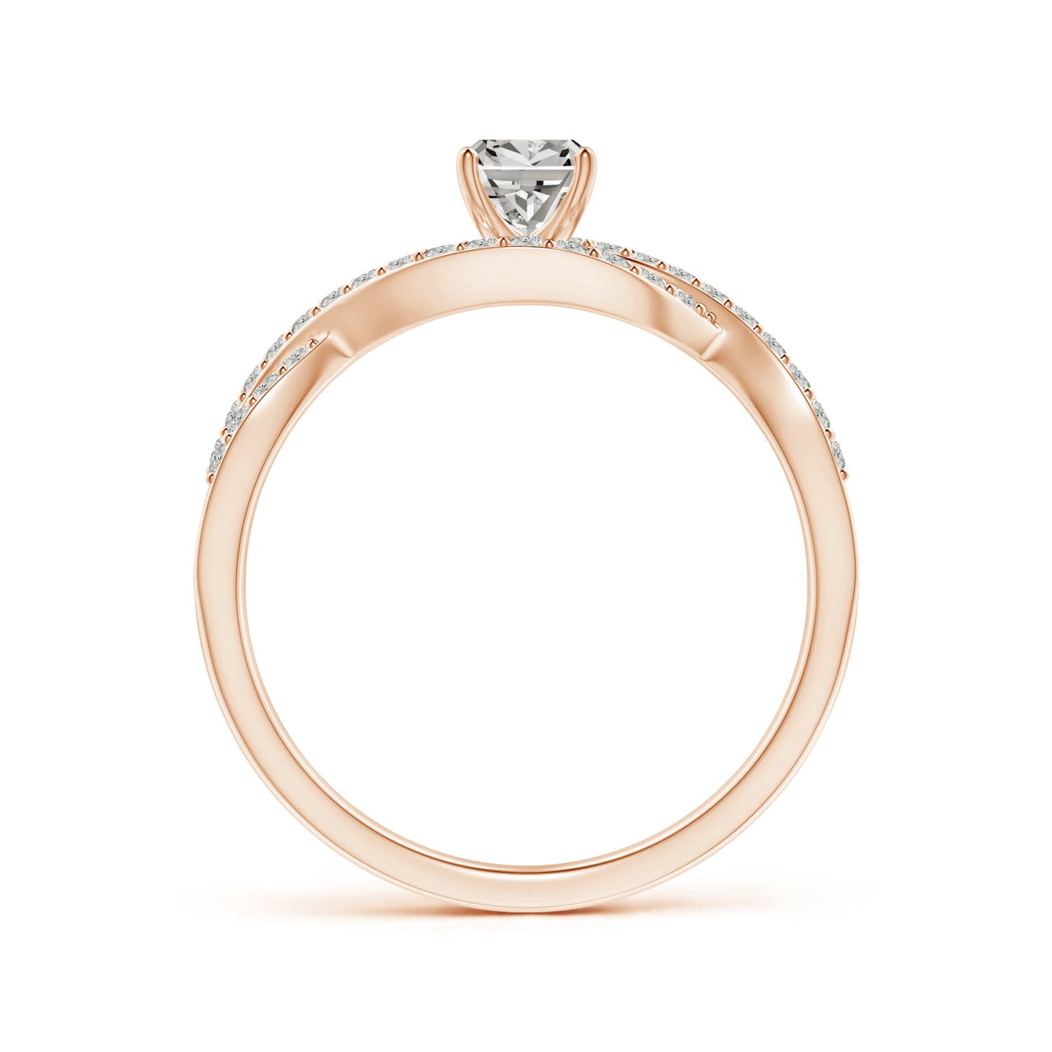 K, I3 / 0.52 CT / 14 KT Rose Gold