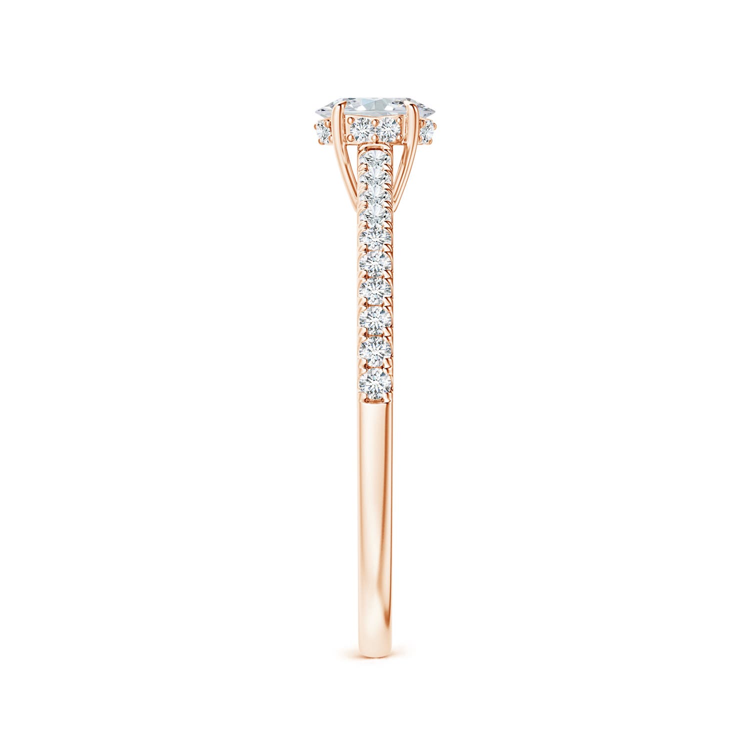 G, VS2 / 0.48 CT / 14 KT Rose Gold