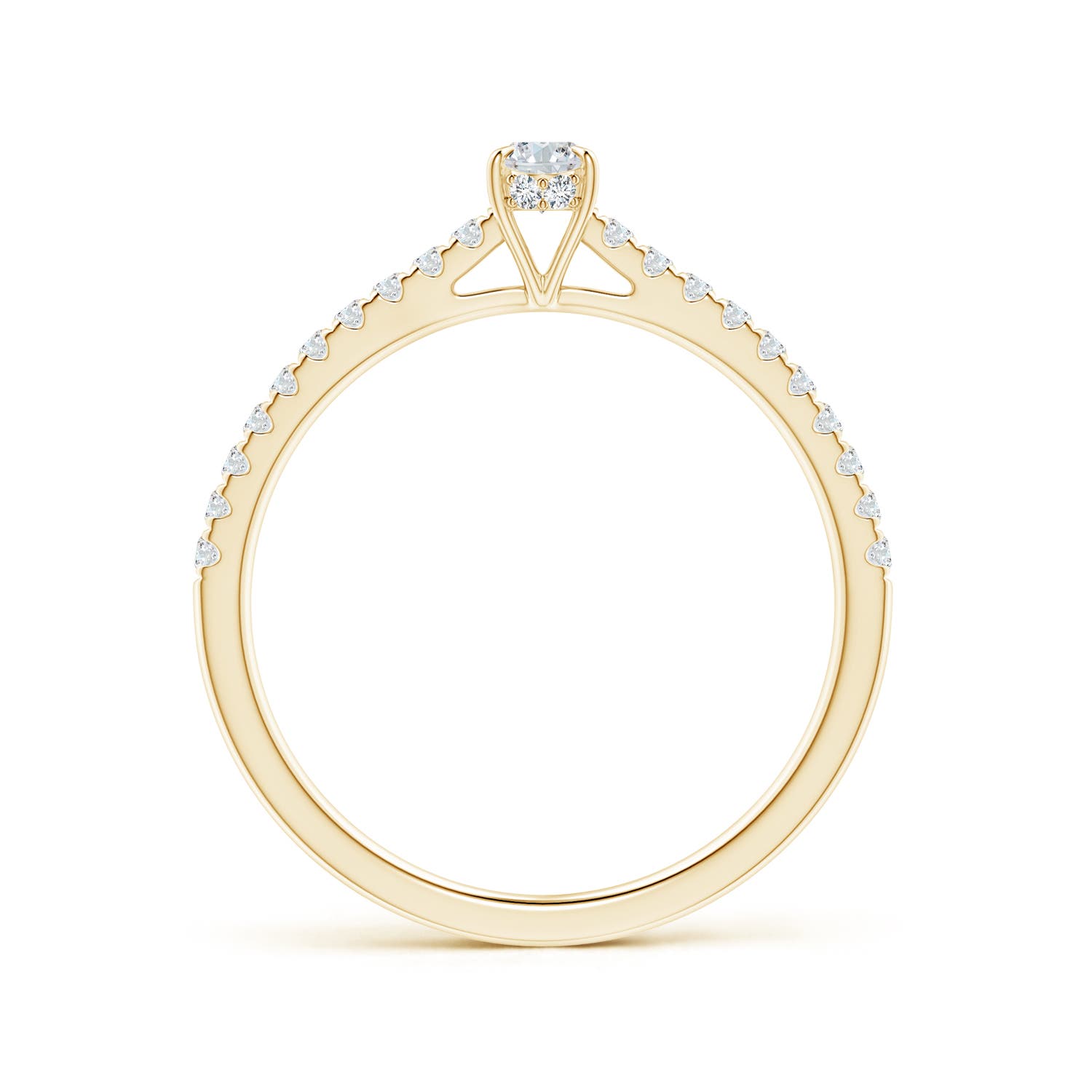 G, VS2 / 0.48 CT / 14 KT Yellow Gold