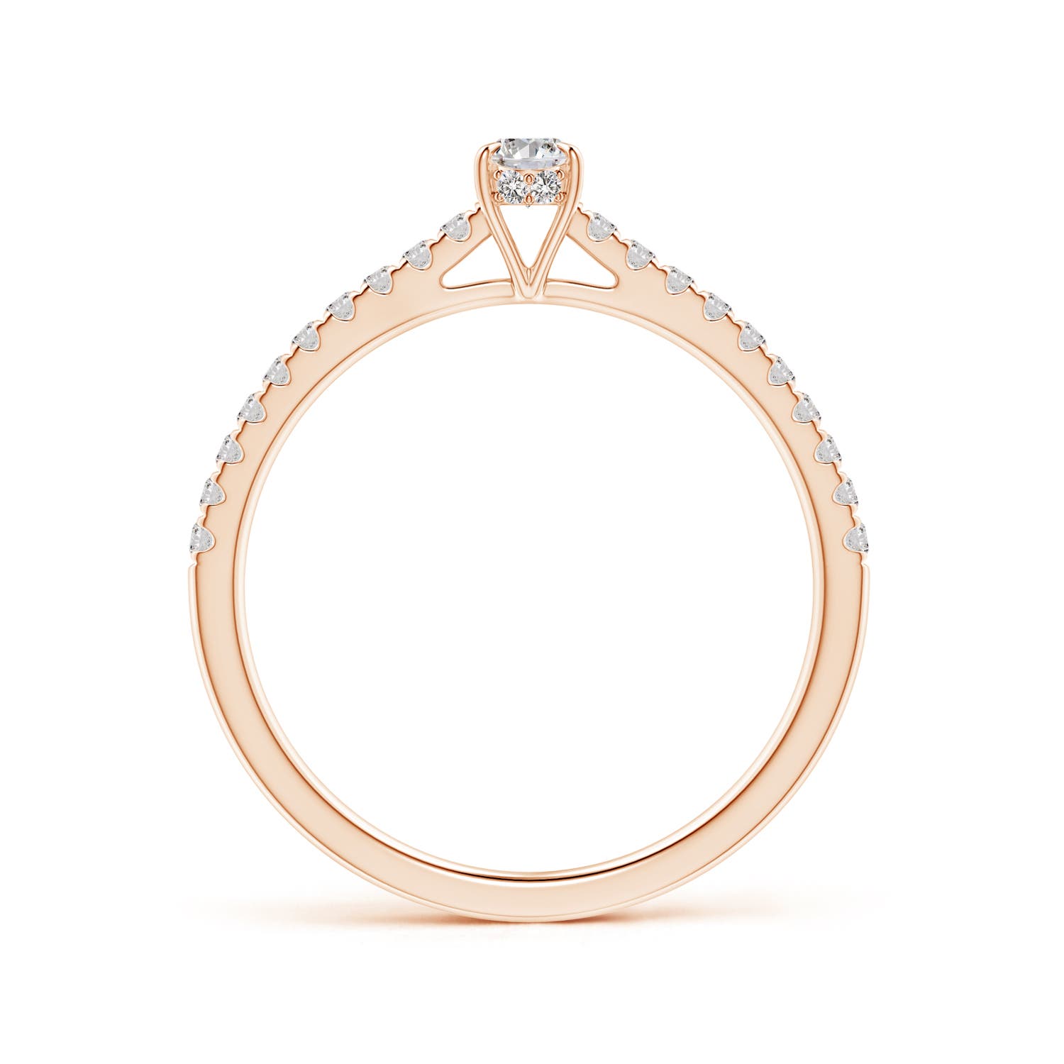 I-J, I1-I2 / 0.48 CT / 14 KT Rose Gold