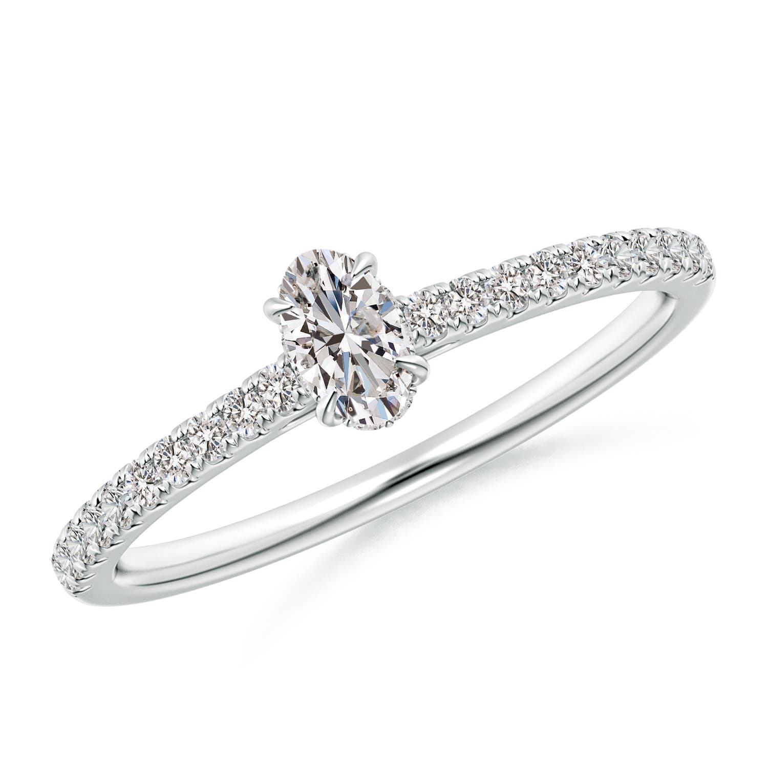 I-J, I1-I2 / 0.48 CT / 14 KT White Gold