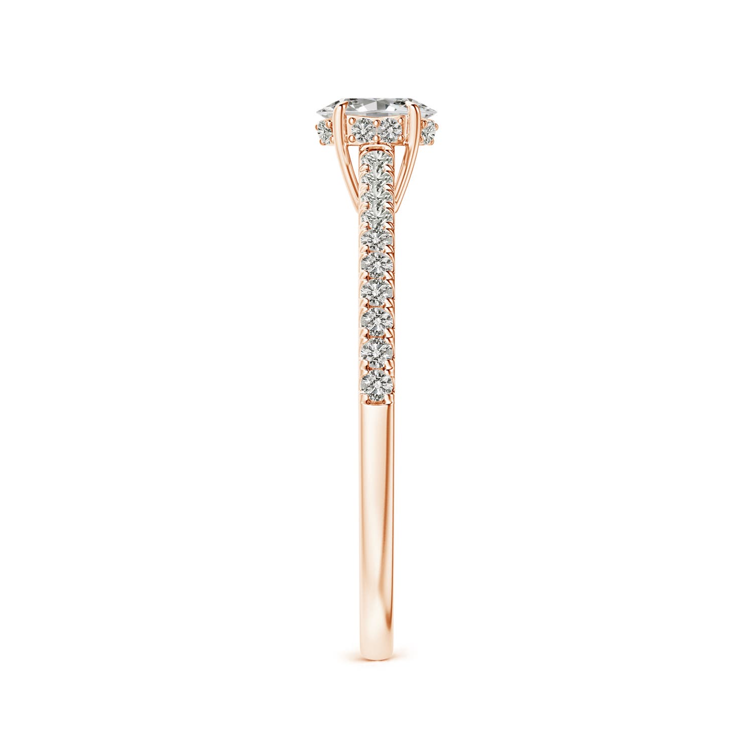 K, I3 / 0.48 CT / 14 KT Rose Gold