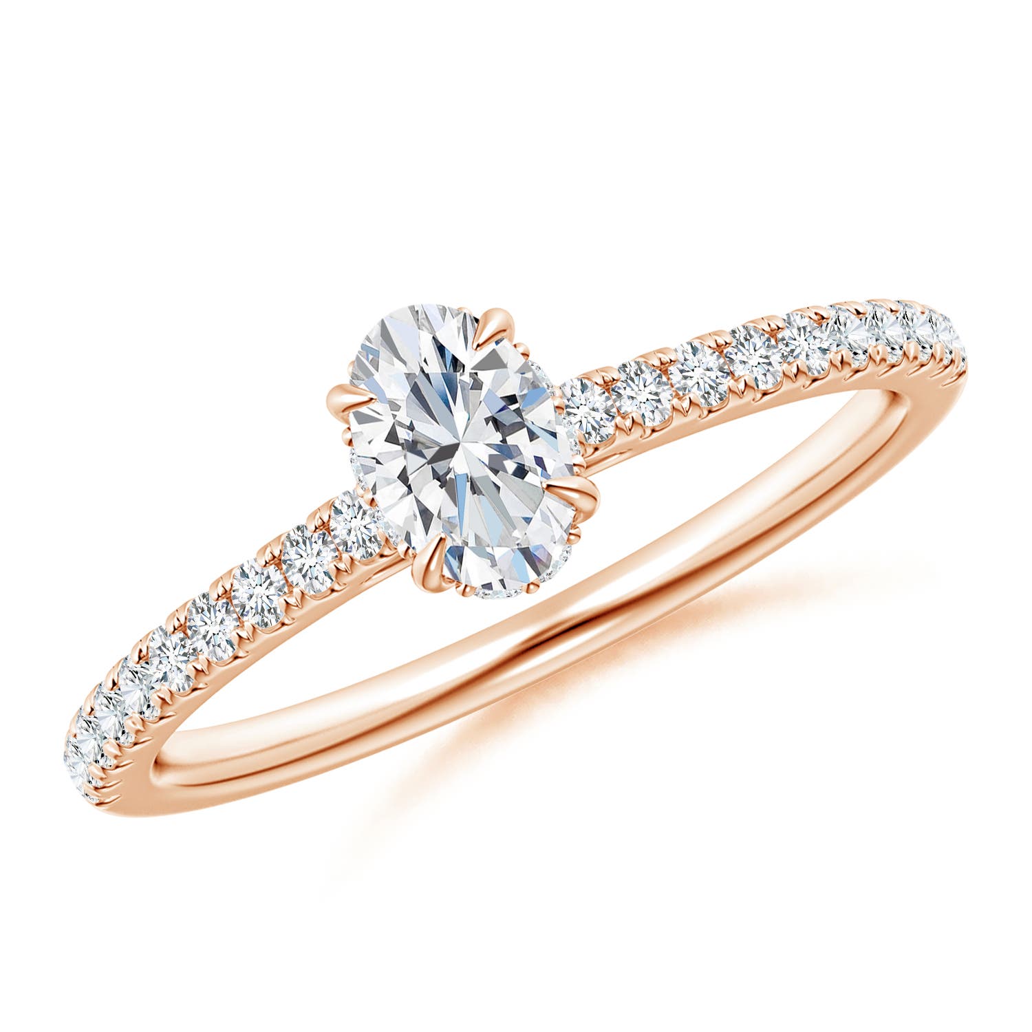 G, VS2 / 0.76 CT / 14 KT Rose Gold