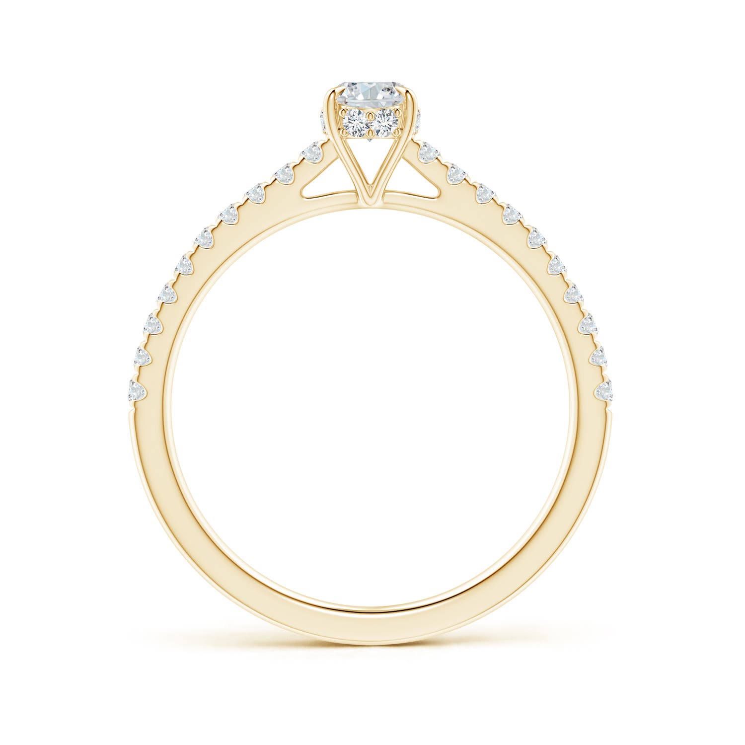 G, VS2 / 0.76 CT / 14 KT Yellow Gold