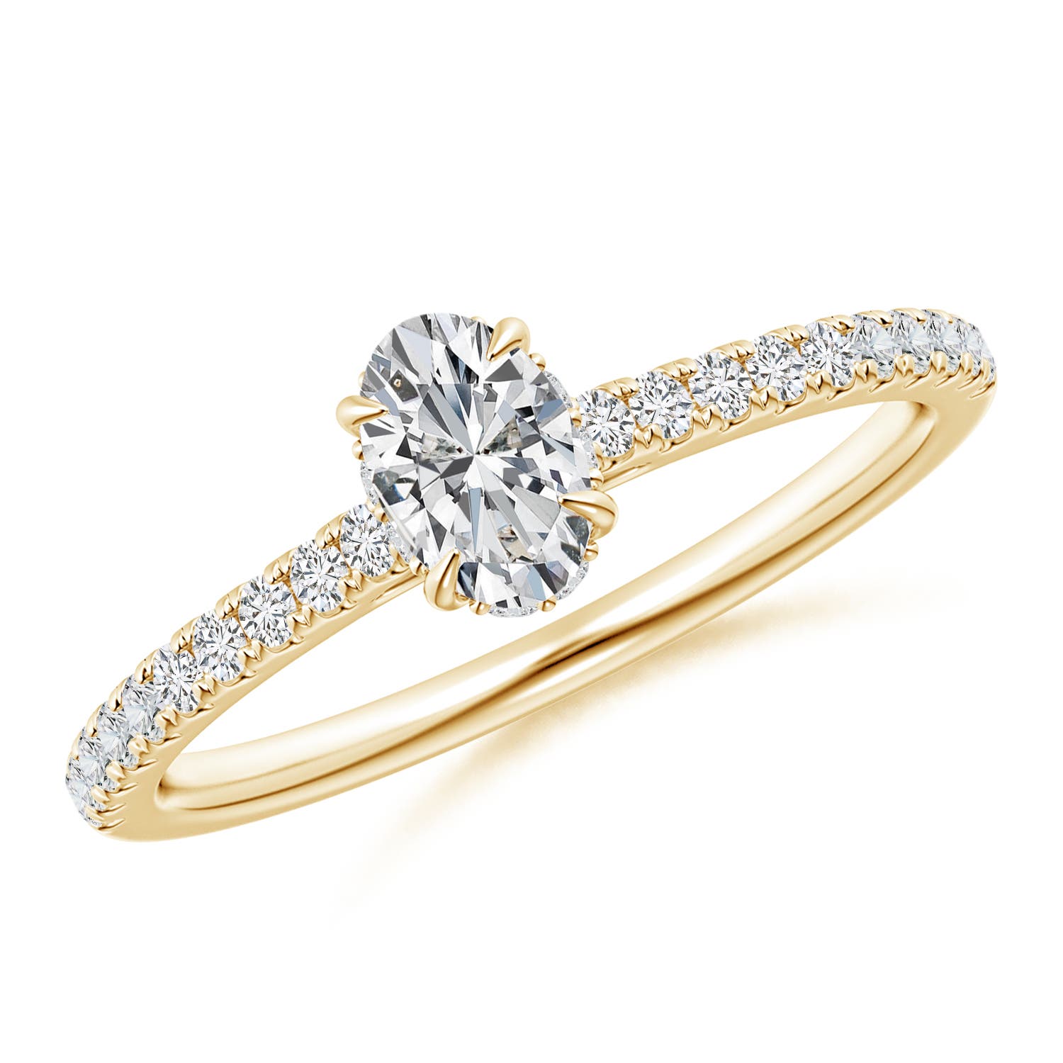 H, SI2 / 0.76 CT / 14 KT Yellow Gold