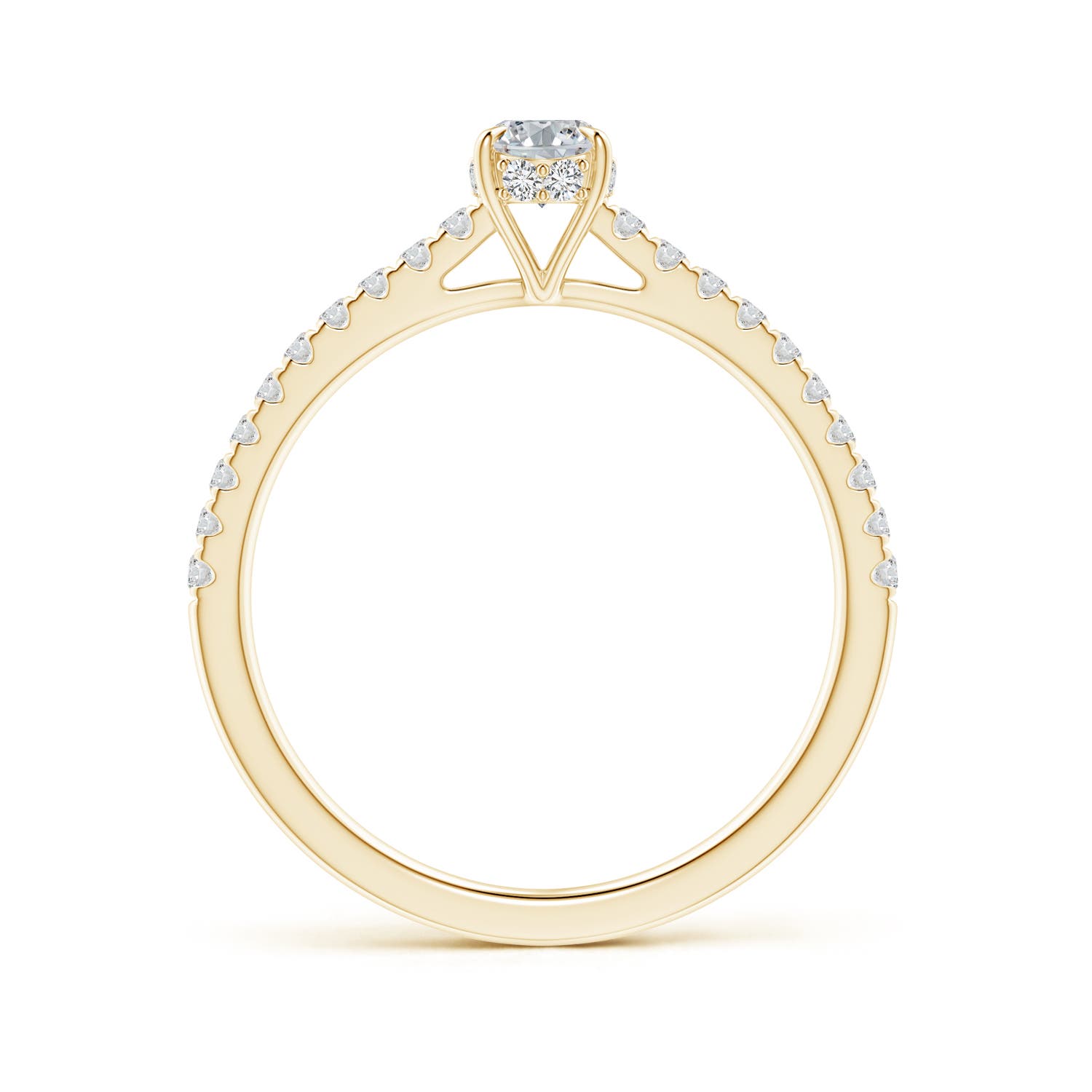 H, SI2 / 0.76 CT / 14 KT Yellow Gold