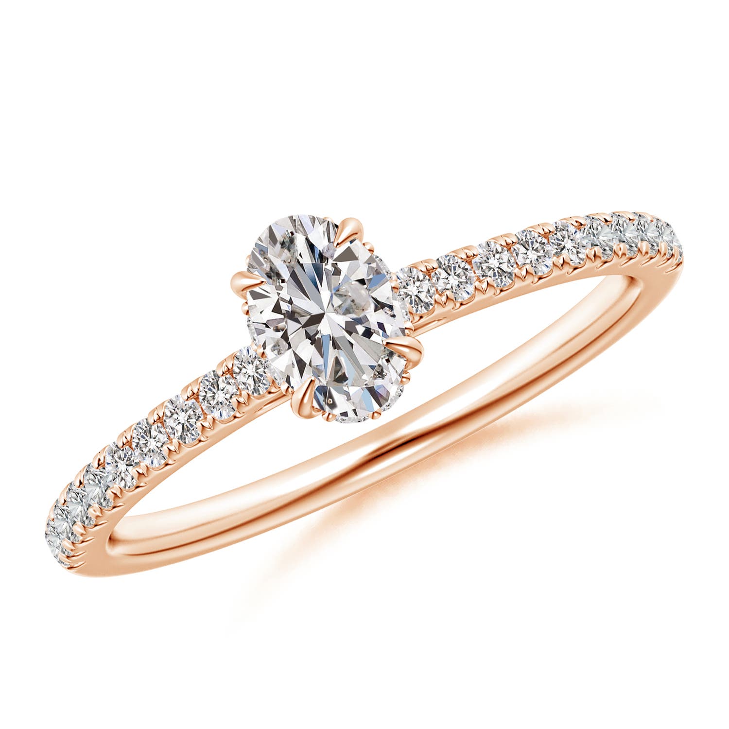 I-J, I1-I2 / 0.76 CT / 14 KT Rose Gold