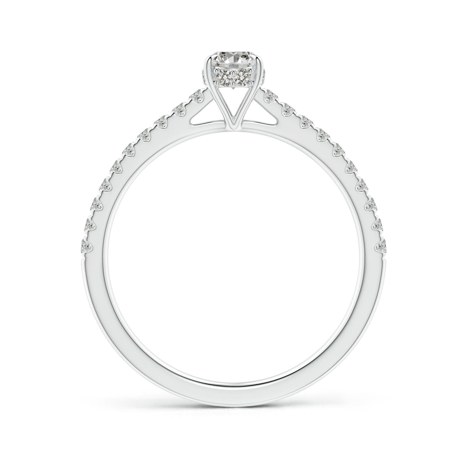 K, I3 / 0.76 CT / 14 KT White Gold