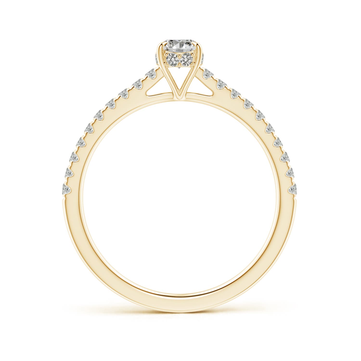 K, I3 / 0.76 CT / 14 KT Yellow Gold