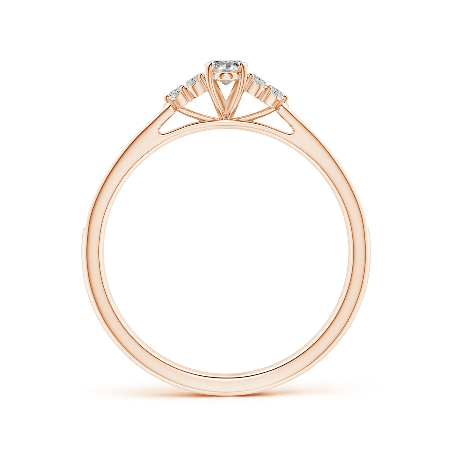 K, I3 / 0.49 CT / 14 KT Rose Gold