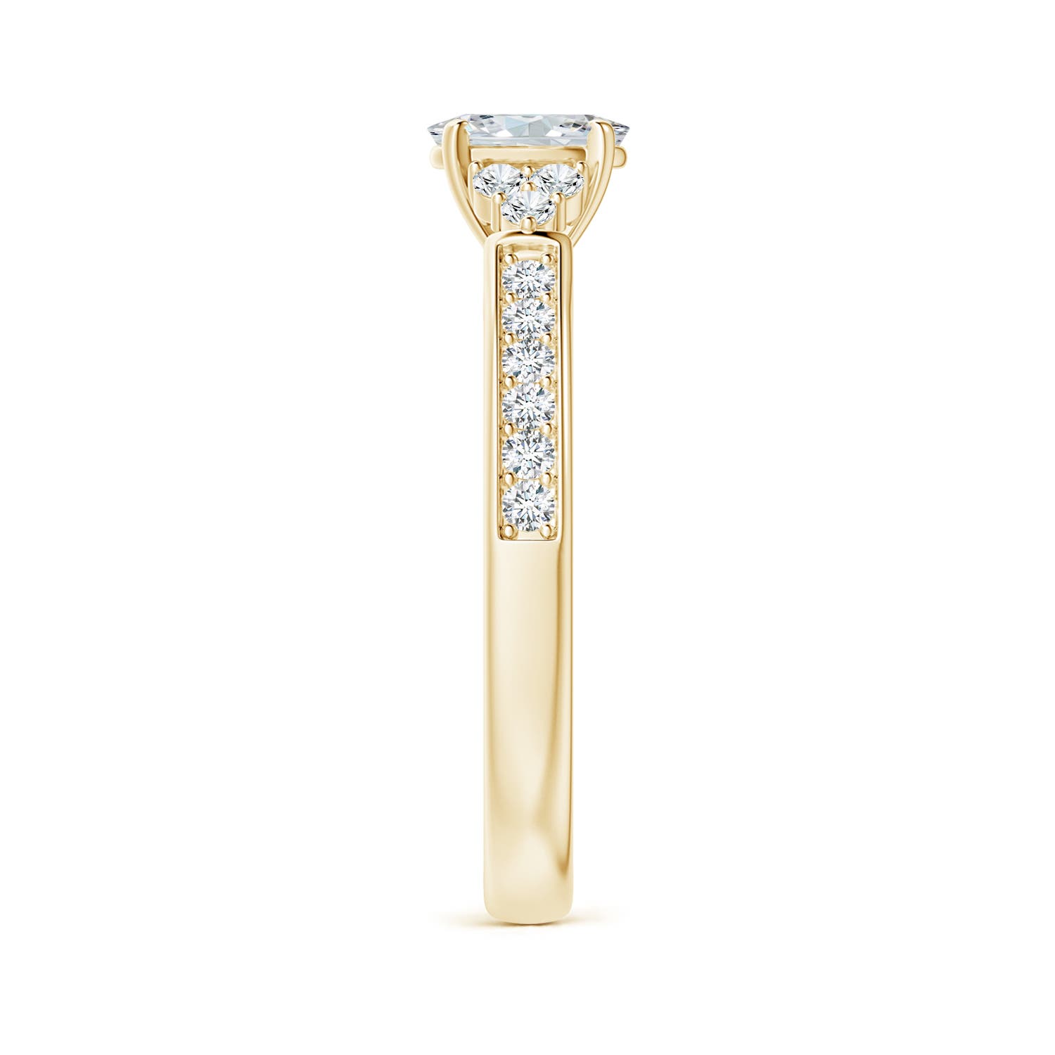 G, VS2 / 0.74 CT / 14 KT Yellow Gold