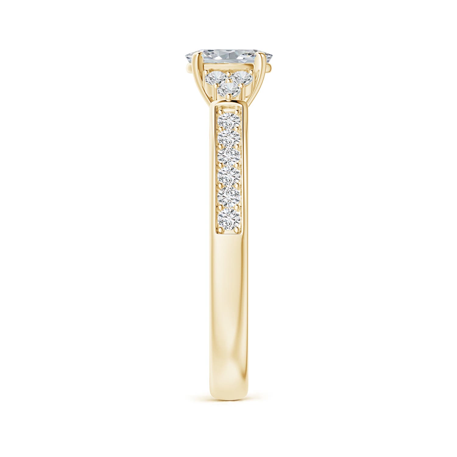 H, SI2 / 0.74 CT / 14 KT Yellow Gold