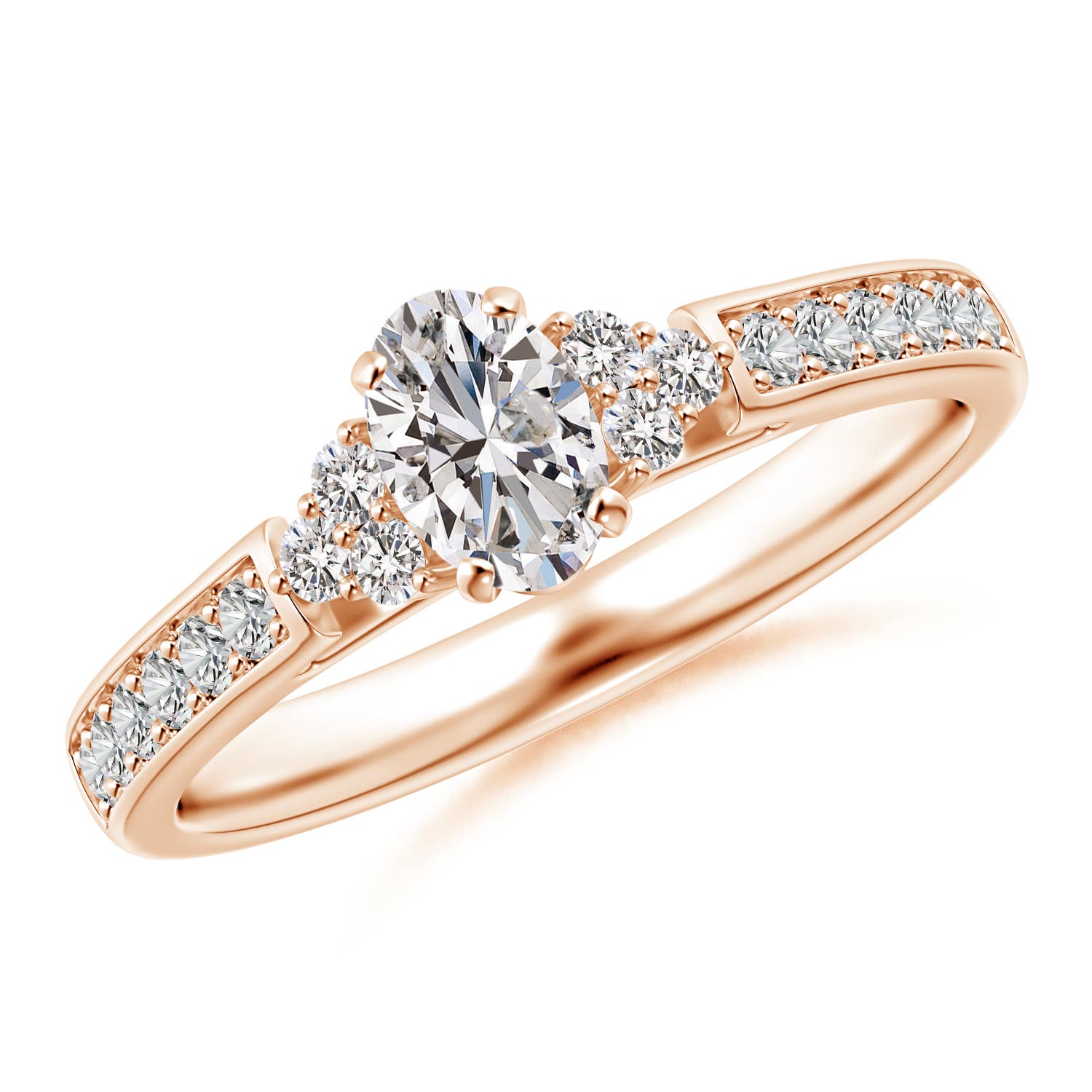 I-J, I1-I2 / 0.74 CT / 14 KT Rose Gold