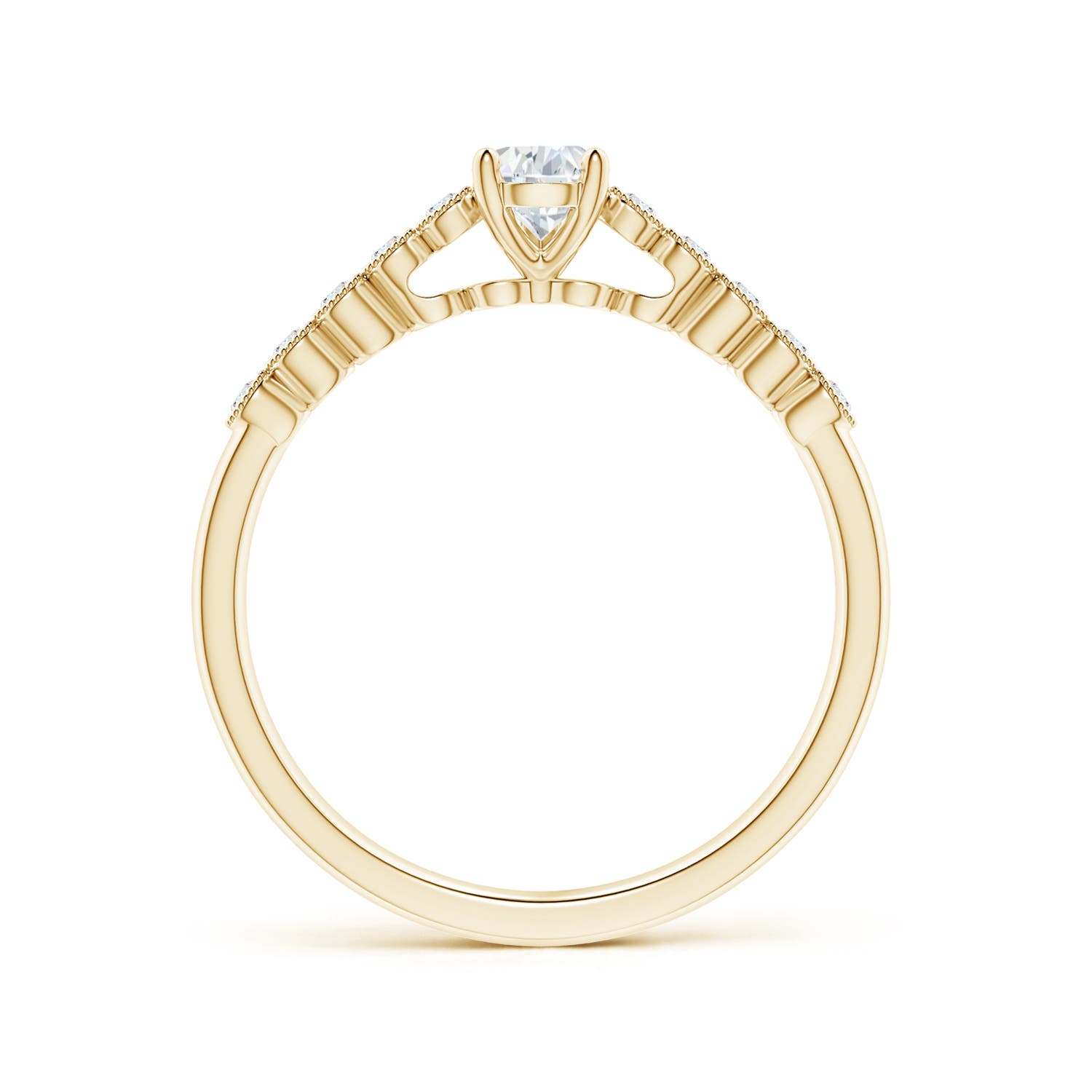 G, VS2 / 0.51 CT / 14 KT Yellow Gold