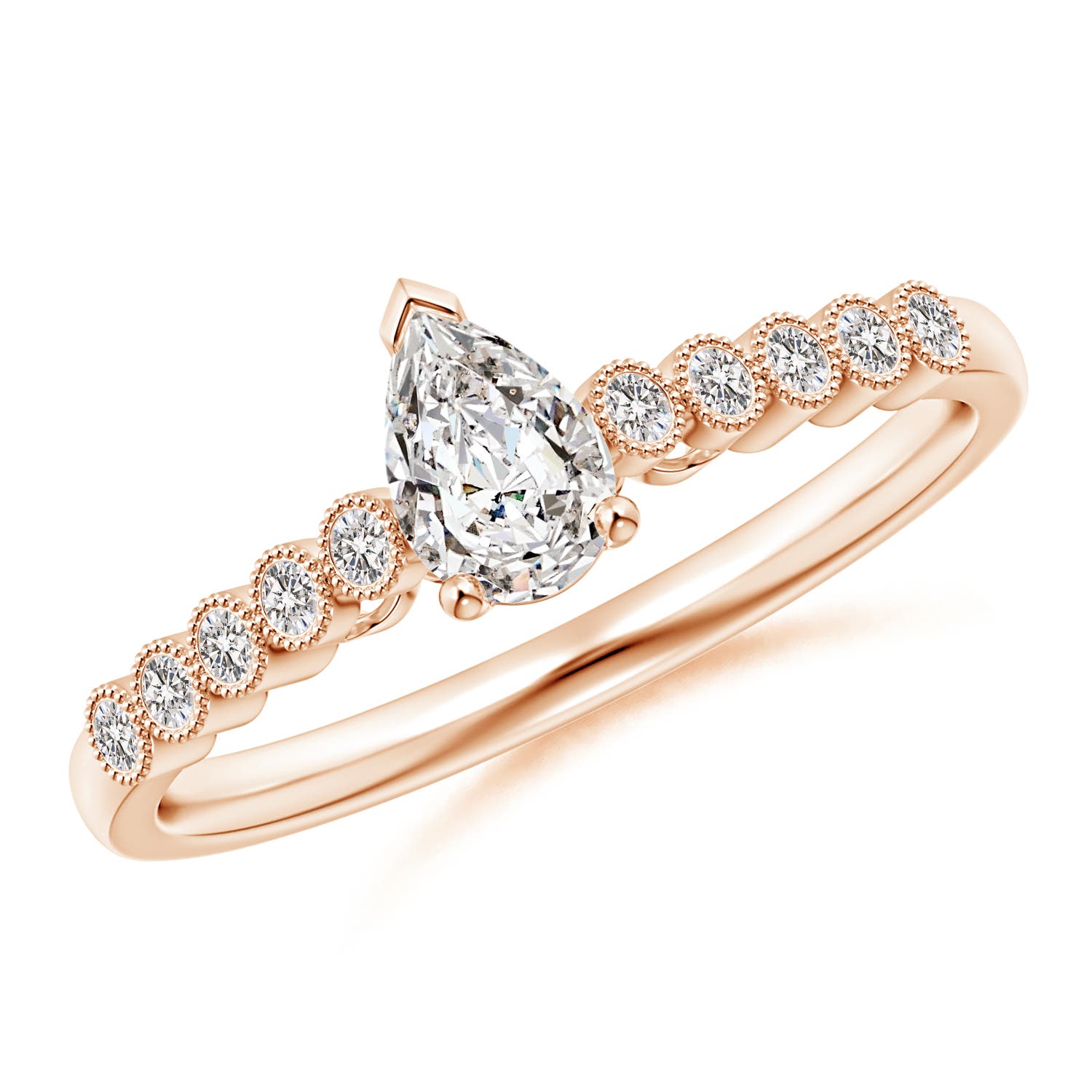 I-J, I1-I2 / 0.51 CT / 14 KT Rose Gold