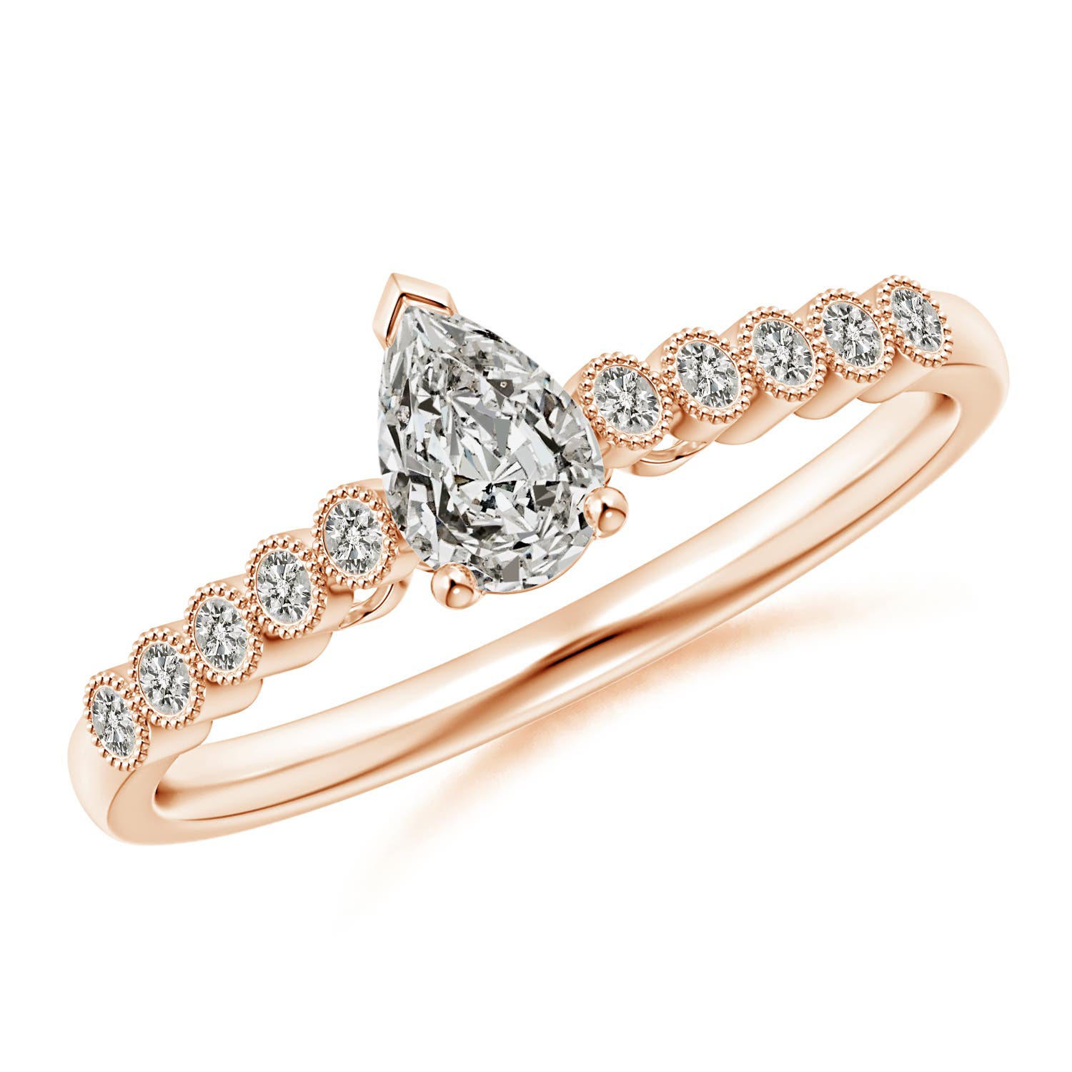 K, I3 / 0.51 CT / 14 KT Rose Gold