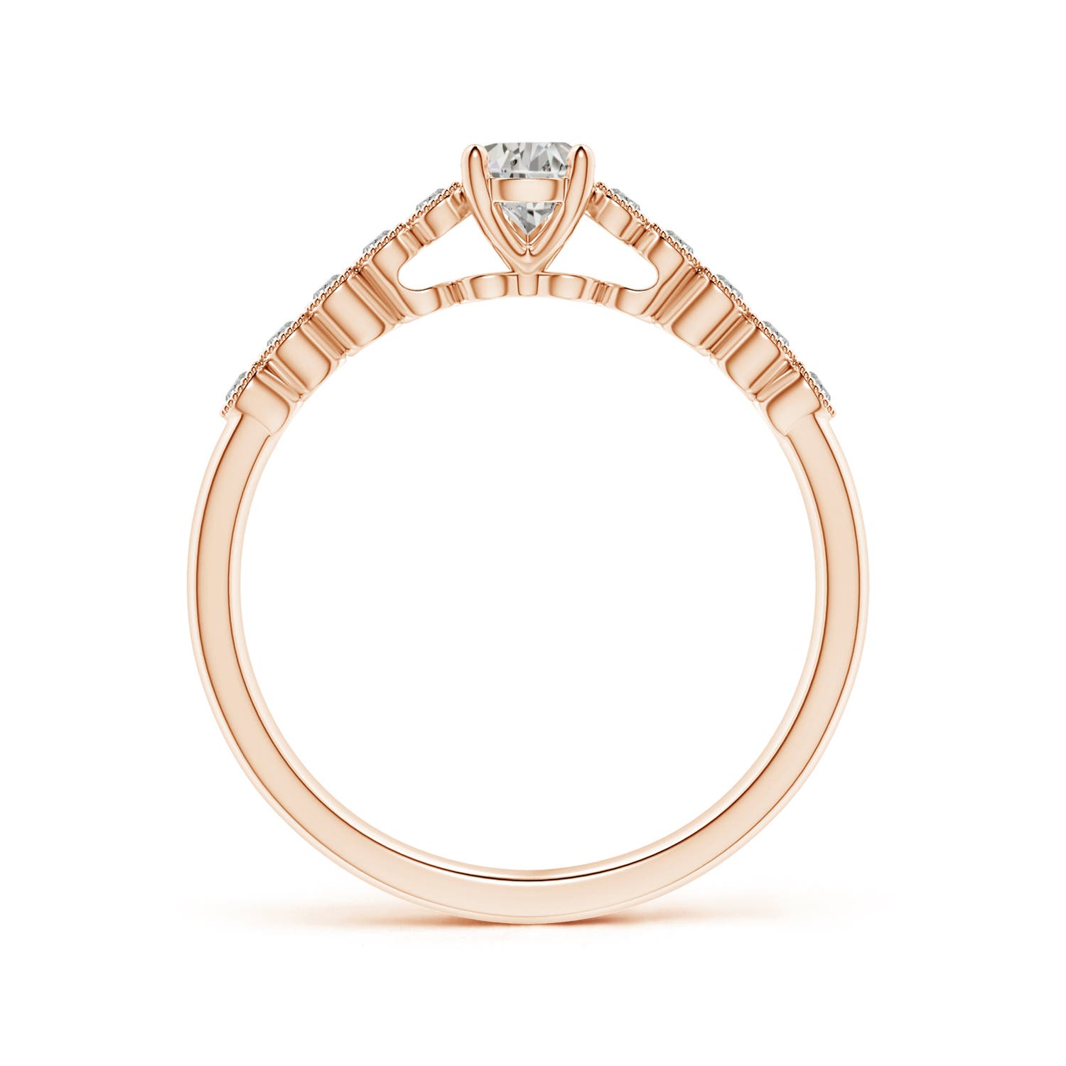 K, I3 / 0.51 CT / 14 KT Rose Gold