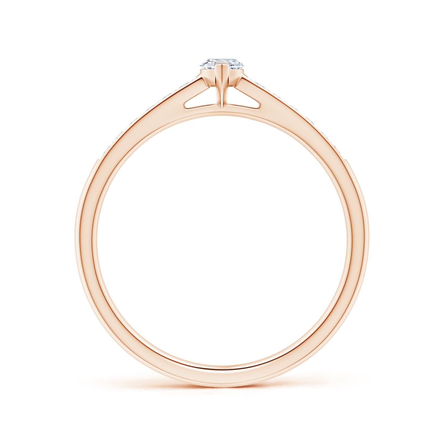 G, VS2 / 0.32 CT / 14 KT Rose Gold