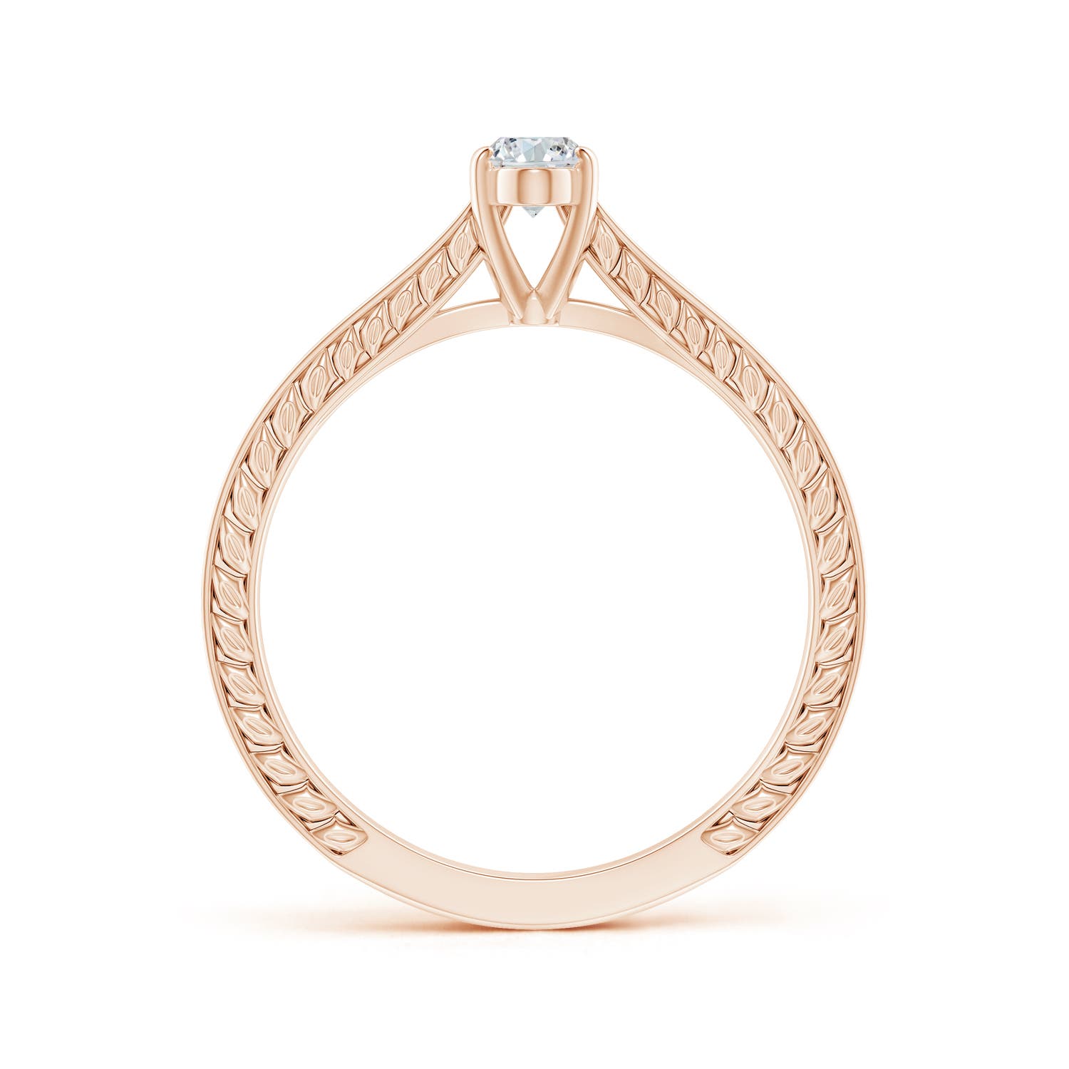 G, VS2 / 0.21 CT / 14 KT Rose Gold