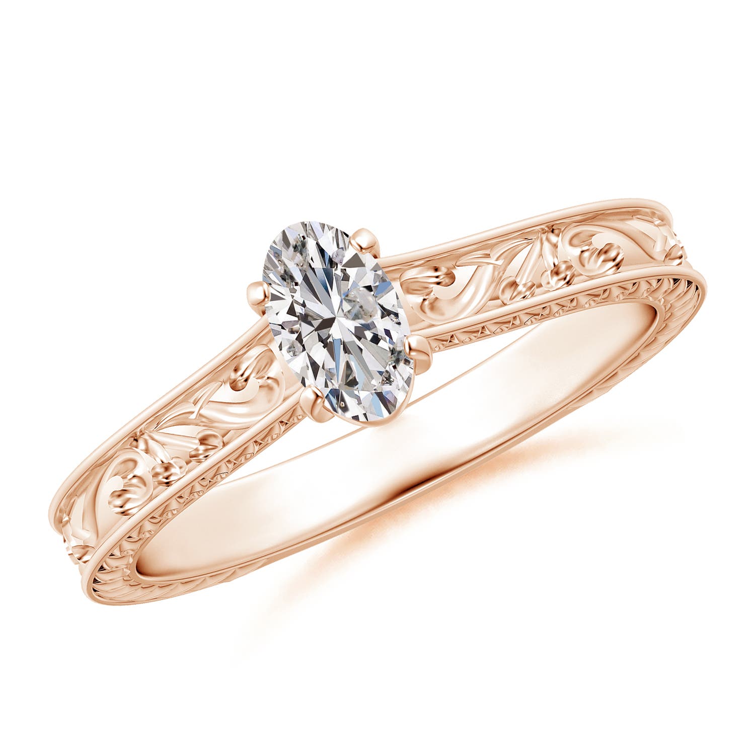 I-J, I1-I2 / 0.21 CT / 14 KT Rose Gold