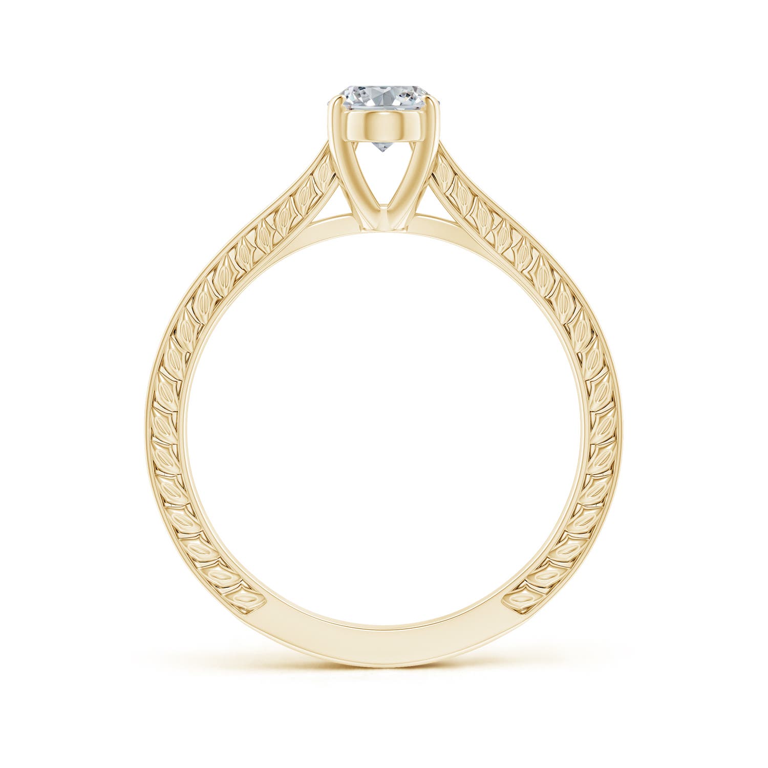 H, SI2 / 0.76 CT / 14 KT Yellow Gold