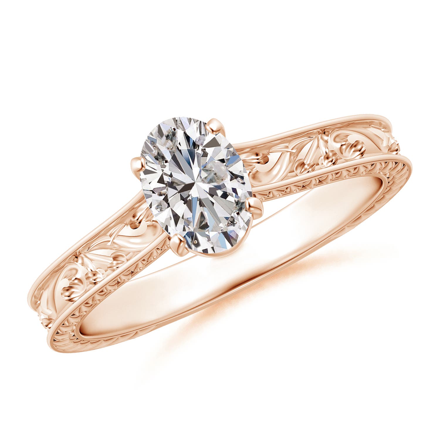 I-J, I1-I2 / 0.76 CT / 14 KT Rose Gold