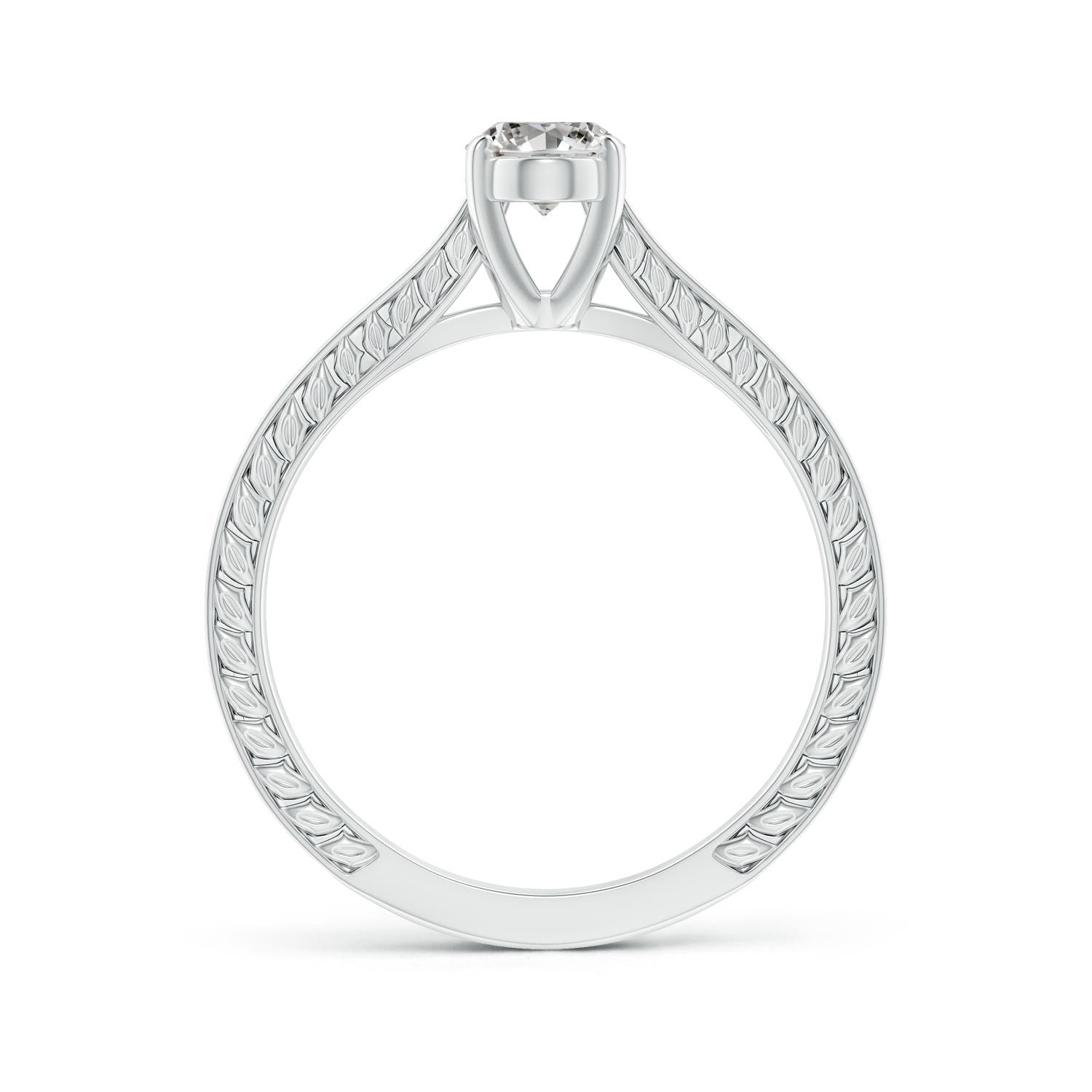 K, I3 / 0.76 CT / 14 KT White Gold